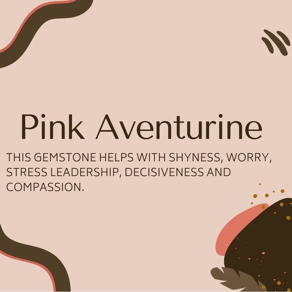 Handmade gemstone bracelet. This Pink Aventurine bracelet is adjustable. - Picture 7 of 7